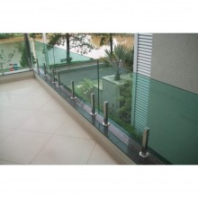 Guarda corpo -inox e vidro